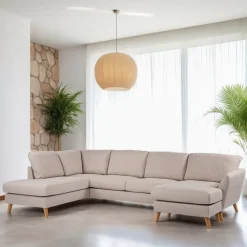 BASE Hoekbank|3-zits Hoekbank Mansi kleur Beige