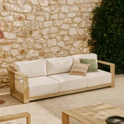 Kave Home Tuinbanken|2-zits Loungebank Ambra Acaciahout