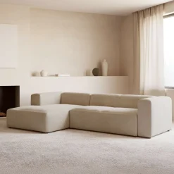Kave Home Loungebank|4-zits Loungebank Blok 330cm, kleur Beige
