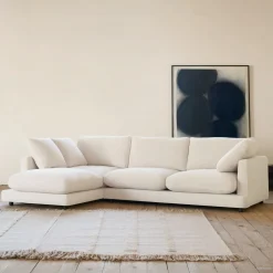 Kave Home Hoekbank|4-zits Loungebank Gala Chenille, 300cm