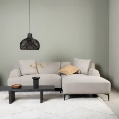 Nohr Loungebank|3-zits Loungebank Tacora Rechts, 242cm, kleur Lichtgrijs