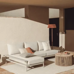 Kave Home Loungesets|3-zits Loungebank Vathi 250cm, kleur Taupe