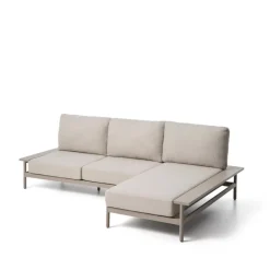 Kave Home Loungesets|3-zits Loungebank Vathi 250cm, kleur Taupe