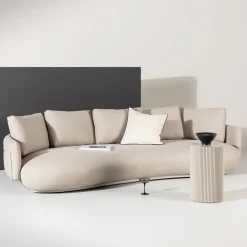 Nohr Organische Bank|4-zits Organische Bank Takeena 275cm, kleur Beige