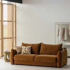 WOOOD Slaapbank|Slaapbanken, Slaapstoelen & Vouwbedden|3-zits Slaapbank Jonne Chenille