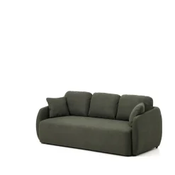Kave Home Slaapbank|Slaapbanken, Slaapstoelen & Vouwbedden|3-zits Slaapbank Laira Chenille, kleur Donkergroen