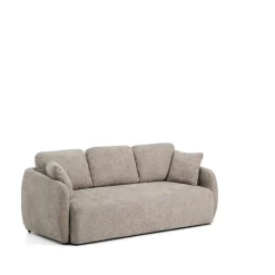 Kave Home Slaapbank|Slaapbanken, Slaapstoelen & Vouwbedden|3-zits Slaapbank Laira Chenille, kleur Taupe