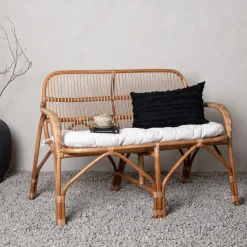 Nohr Tuinbanken|2-zits Tuinbank Albany Rotan, 130cm