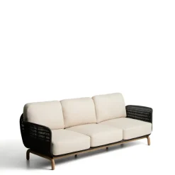 Kave Home Tuinbanken|3-zits Tuinbank Alipa Acaciahout en touw