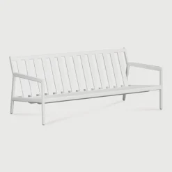 Ethnicraft Tuinbanken|2-zits Tuinbank Jack Aluminium, kleur Wit