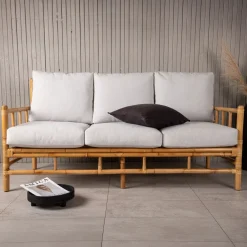 Nohr Tuinbanken|3-zits Tuinbank Zev Rotan Naturel