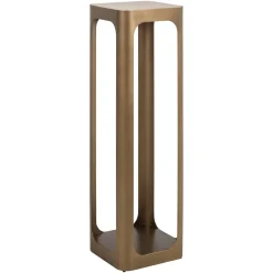 Richmond Interiors Zuilen/Pilaren|Zuil Claridge Keramiek/Glas en ijzer, 100cm hoog Goud