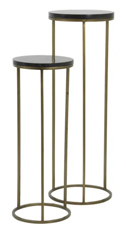 Light & Living Zuilen/Pilaren|Zuil Sobrina Set van 2 stuks, kleur Antiek Brons