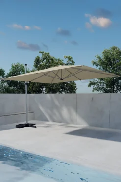 Nohr Parasols & Parasolvoeten|Zweefparasol Adrianne 294cm, kleur Beige