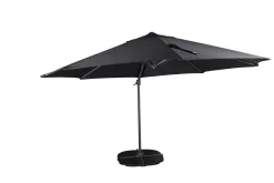 Nohr Parasols & Parasolvoeten|Zweefparasol Antasia 350 x 350cm Zwart