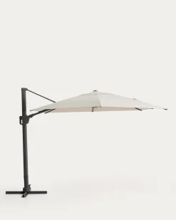 Kave Home Parasols & Parasolvoeten|Zweefparasol Noli 300 x 420cm