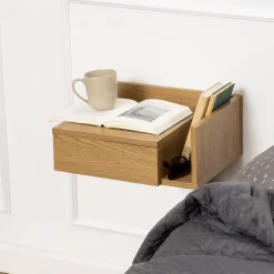 Bendt Nachtkastjes|Nachtkastjes|Zwevend Nachtkastje Cecilie met vakje