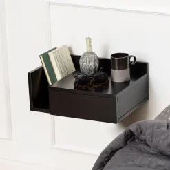 Bendt Nachtkastjes|Nachtkastjes|Zwevend Nachtkastje Cecilie met vakje