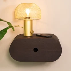 LABEL51 Nachtkastjes|Nachtkastjes|Zwevend Nachtkastje Rise Mangohout, Met 1 lade