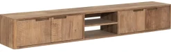 DTP Home Tv-Meubel Hout|Zwevend TV-meubel Bliss Teakhout, Met deurtjes