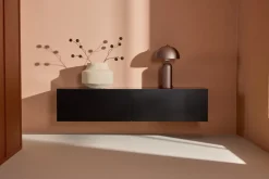 Nohr Tv-Meubel Zwart|Zwevend TV-meubel Ericka MDF, 160cm