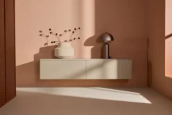 Nohr Tv-Meubel Zwart|Zwevend TV-meubel Ericka MDF, 160cm